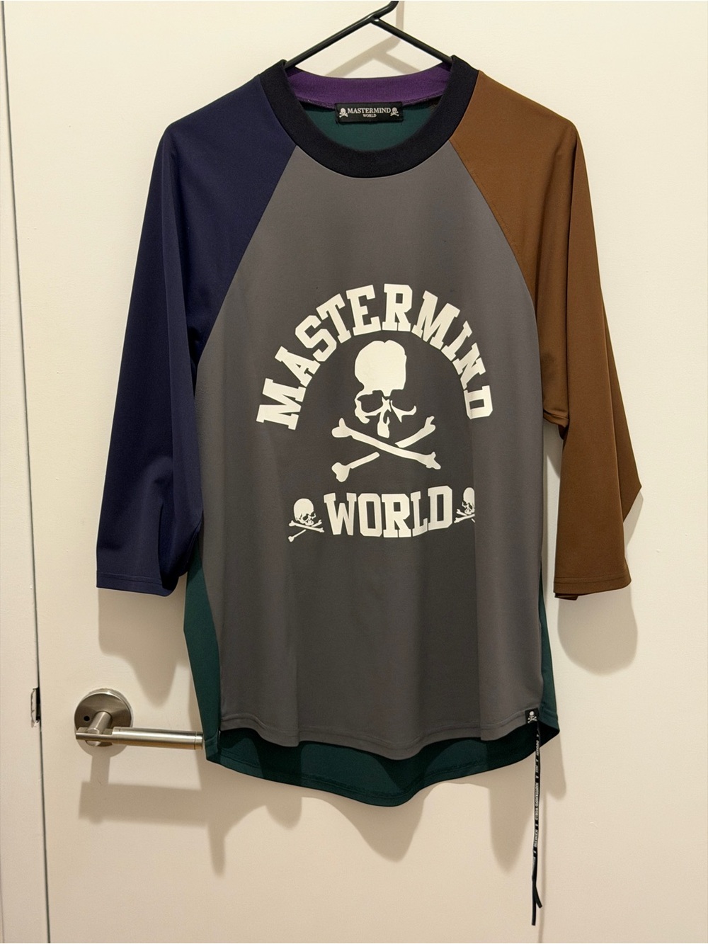 Men's Multicolor Long Sleeve Raglan Tee
